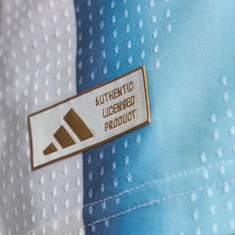 ADIDAS Argentina 26 Home Authentic Jersey MENS SIZE S White/Ice Blue JM5897 - Picture 11 of 14